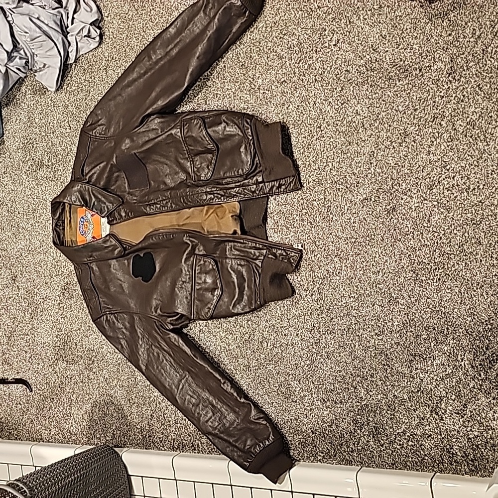 USAF Cooper A2 Leather Flight Jacket Size 40R